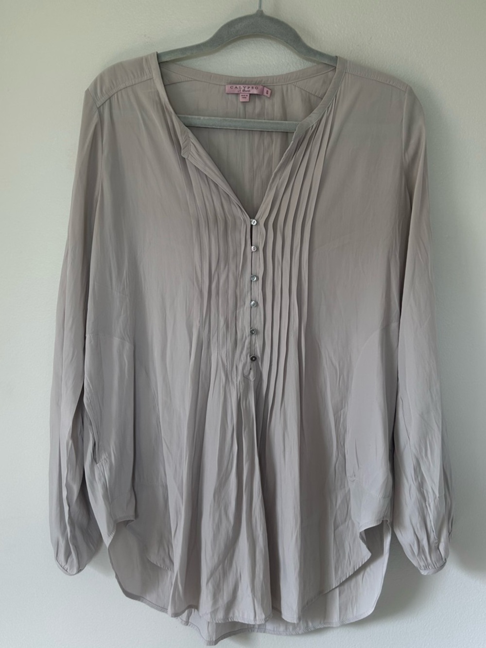 Calypso St. Barth Long-Sleeved Blouse (S)